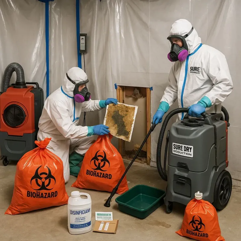 Contaminated Water Handling Protocols process in Red Springs, NC