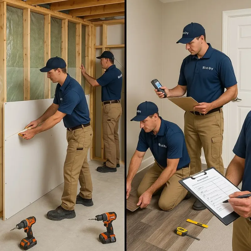 Repairs and Reconstruction process in Red Springs, NC